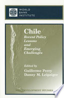 Chile : recent policy lessons and emerging challenges /