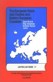 The European Union and central and eastern European countries : Fortis Bank Chair lectures 2000-2001 /