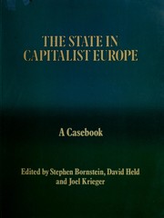 The State in capitalist Europe : a casebook /