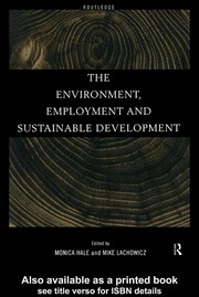 The environment, employment and sustainable development /