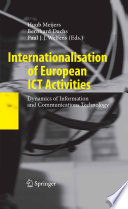 Internationalisation of European ICT activities : dynamics of information and communication technology /