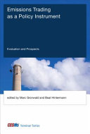 Emissions trading as a policy instrument : evaluation and prospects /