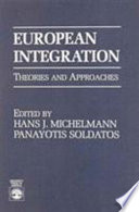 European integration : theories and approaches /