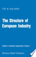 The Structure of European industry /