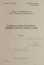 EC regulation of genetic modification in agriculture /