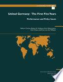 United Germany, the first five years : performance and policy issues /