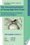 The internationalisation of young high-tech firms : an empirical analysis in Germany and the United Kingdom /