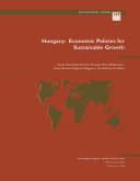 Hungary : economic policies for sustainable growth /