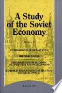 A Study of the Soviet economy.