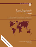 Growth experience in transition countries, 1990-98 /