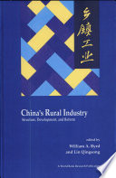 China's rural industry : structure, development, and reform /