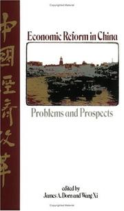 Economic reform in China : problems and prospects /