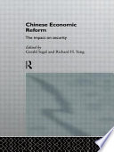 Chinese economic reform : the impact on security /