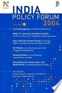 India policy forum.