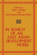 In search of an East Asian development model /
