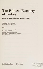 The Political economy of Turkey : debt, adjustment and sustainability /