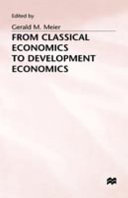 From classical economics to development economics /