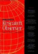 World Bank research observer.