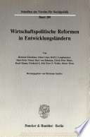 Wirtschaftspolitische Reformen in Entwicklungsländern /