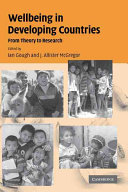 Wellbeing in developing countries : from theory to research /