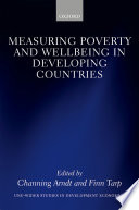 Measuring poverty and wellbeing in developing countries /