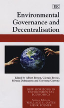 Environmental governance and decentralisation /