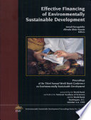 Effective financing of environmentally sustainable development /