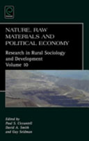 Nature, raw materials, and political economy /