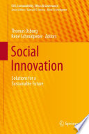 Social innovation solutions for a sustainable future /