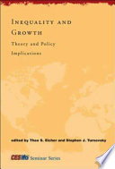 Inequality and growth : theory and policy implications /