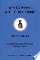What's wrong with a free lunch? /
