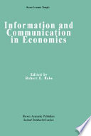 Information and communication in economics /