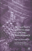 Productivity growth and economic performance : essays on Verdoorn's law /