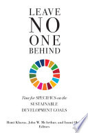 Leave no one behind : time for specifics on the Sustainable Development Goals /