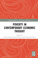 Poverty in contemporary economic thought /