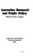 Innovation research and public policy /