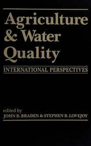 Agriculture and water quality : international perspectives /
