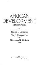 African development : the OAU/ECA Lagos Plan of Action and beyond /