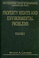 Property rights and environmental problems /