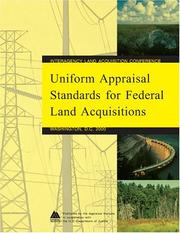 Uniform appraisal standards for federal land acquisitions /
