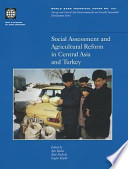 Social assessment and agricultural reform in Central Asia and Turkey /