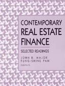 Contemporary real estate finance : selected readings /