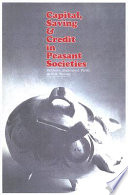 Capital, saving & credit in peasant societies /
