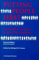 Putting people first : sociological variables in rural development /