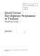 Small Farmer Development Programme in Thailand : post-project study.