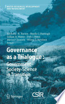 Governance as a trialogue : government, society, science in transition /