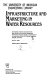 Infrastructure and marketing in water resources : proceedings of sessions /