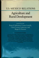 U.S.-Mexico relations : agriculture and rural development /