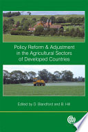 Policy reform and adjustment in the agricultural sectors of developed countries /