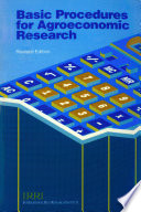 Basic procedures for agroeconomic research.